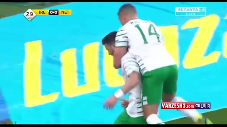 خلاصه بازی ایرلند 1-1 هلند