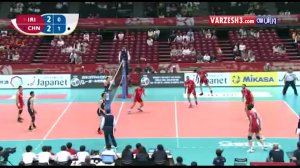 خلاصه والیبال ایران 3-2 چین (انتخابی المپیک)