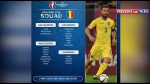 ترکیب تیم های حاضر در یورو 2016