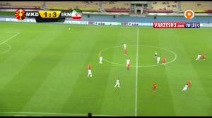 خلاصه بازی مقدونیه 1-3 ایران (هتریک آزمون)