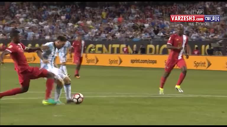 خلاصه بازی آرژانتین 5-0 پاناما (هتریک مسی)