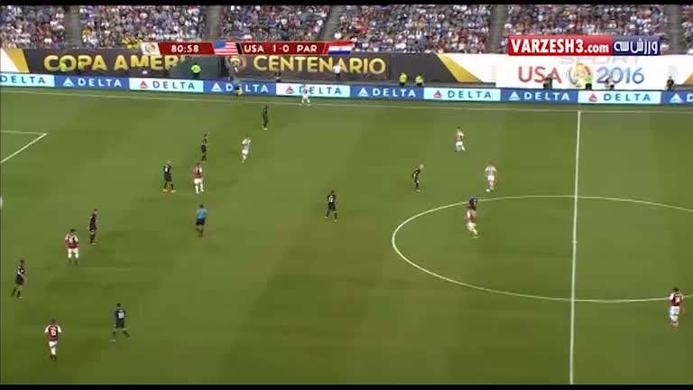 خلاصه بازی آمریکا 1-0 پاراگوئه 
