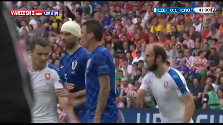 خلاصه بازی جمهوری چک 2-2 کرواسی (یورو 2016)