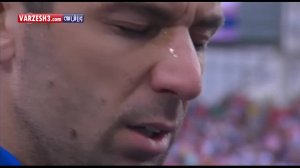 گریه‌های کاپیتان کرواسی در غم از دست دادن پدر 