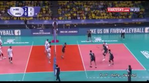 خلاصه والیبال ایران 3-2 آرژانتین (لیگ جهانی والیبال)