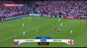 خلاصه بازی اسلواکی 0-0 انگلیس (یورو 2016)