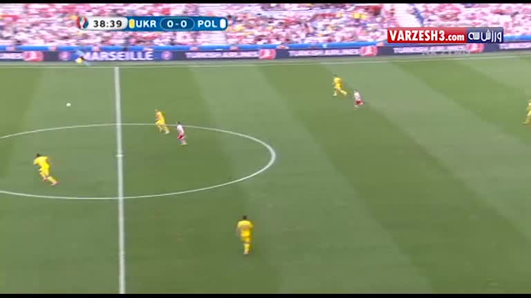 خلاصه بازی اوکراین 0-1 لهستان (یورو 2016)