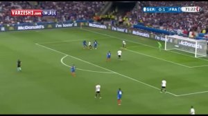 گل دوم آنتون گریزمان؛ آلمان - فرانسه