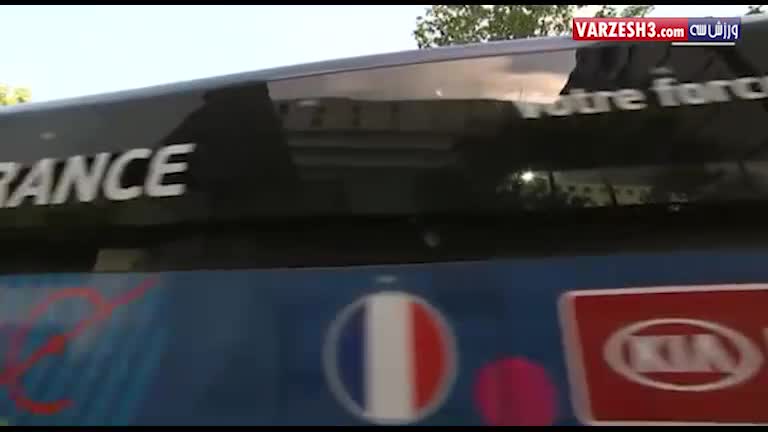 بازیکنان فرانسه راهی استادیوم فینال یورو شدند