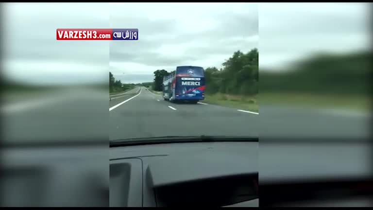 اتوبوس قهرمانی فرانسه در یورو لو رفت!
