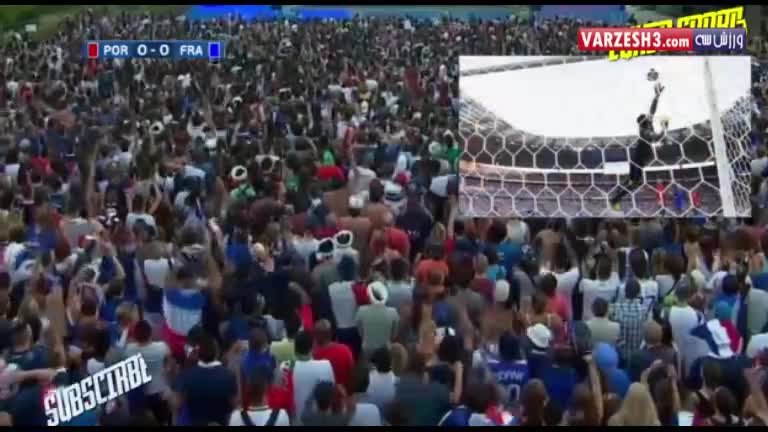 جشن و شادی هواداران پرتغال بعد از قهرمانی در یورو 2016