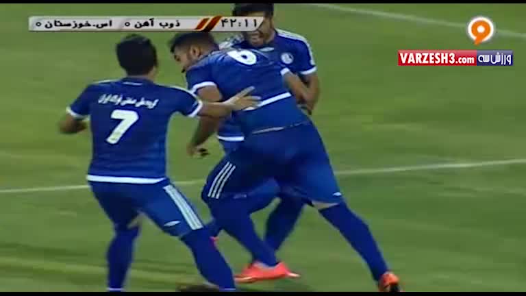 خلاصه 90 دقیقه بازی ذوب آهن 2-2 استقلال خوزستان (سوپرجام)