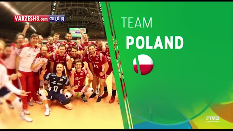 بهترین لحظات تیم والیبال لهستان در مقدماتی المپیک