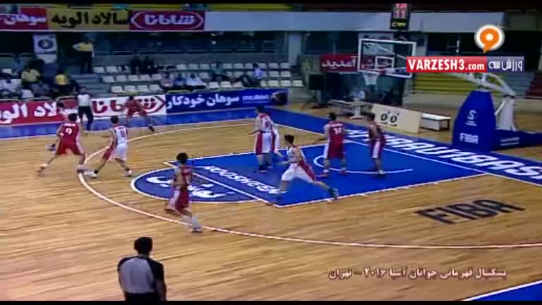 خلاصه بسکتبال ایران 76-54 لبنان