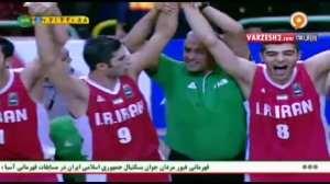 جشن قهرمانی تیم ملی بسکتبال جوانان ایران در آسیا