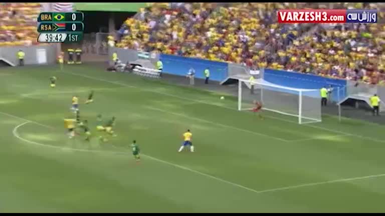 خلاصه بازی برزیل 0-0 آفریقای جنوبی