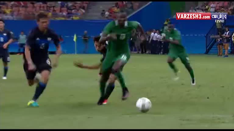 خلاصه بازی نیجریه 5-4 ژاپن