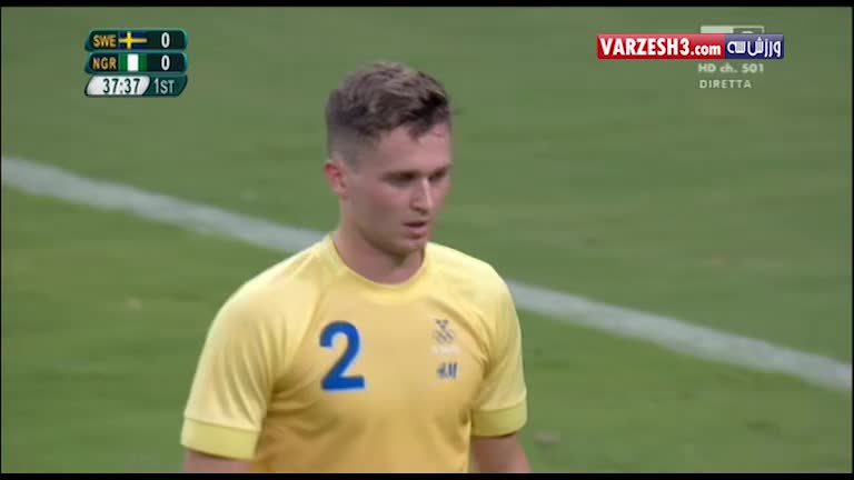 خلاصه بازی سوئد 0-1 نیجریه