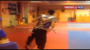 تمرین سخت فرزان عاشورزاده برای بازی های المپیک