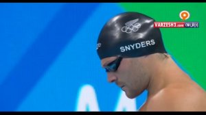 مقام هفتمی نسیمی شاد در مرحله گروهی شنا 200 متر قورباغه