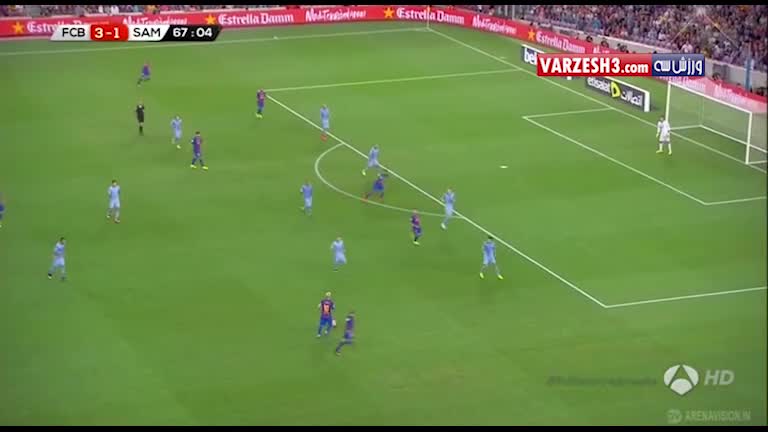 خلاصه بازی بارسلونا 3-2 سامپدوریا