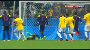 خلاصه بازی برزیل 2-0 کلمبیا
