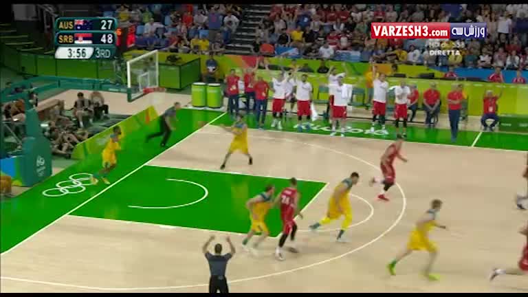 خلاصه بسکتبال صربستان 87-61 استرالیا