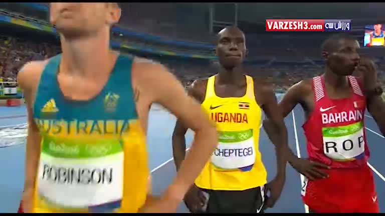 مقام اول محمد فرح در دوی 5000 متر مردان