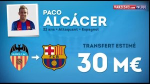 جزئیات خرید پاکو آلکاسر بازیکن جدید بارسلونا