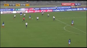 خلاصه بازی ایتالیا 1-3 فرانسه