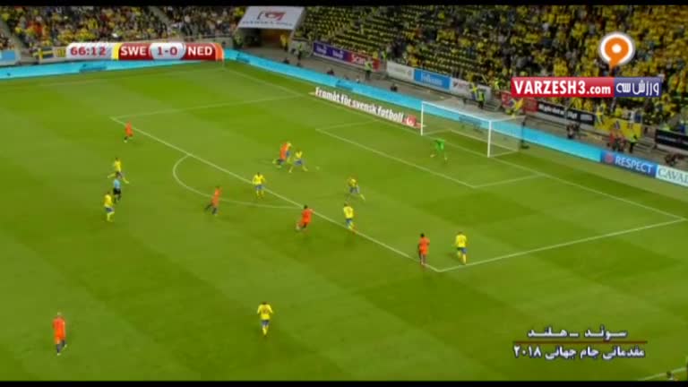 خلاصه بازی سوئد 1-1 هلند