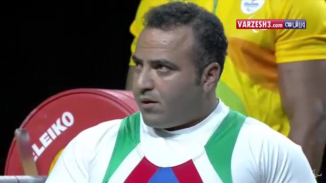 مقام چهارم حمزه محمدی در وزنه برداری پارالمپیک 2016