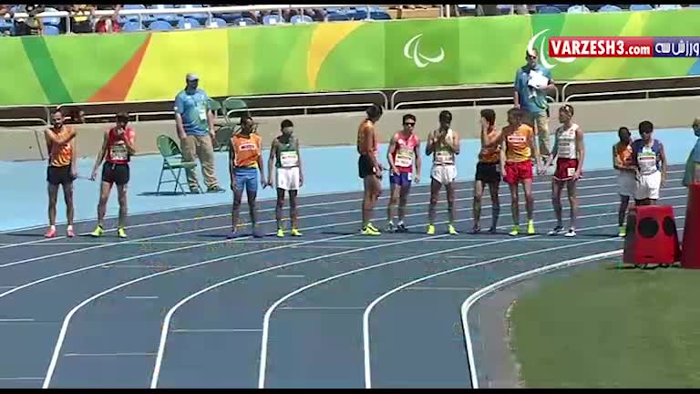 رقابت حمید اسلامی در دو 1500 متر 