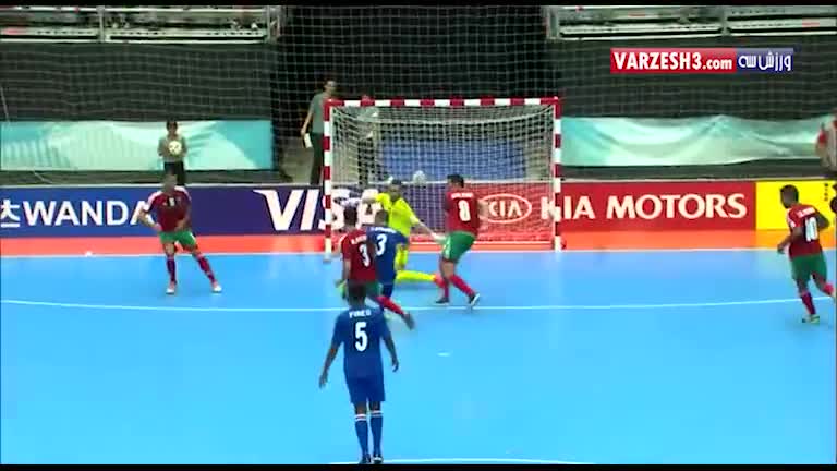 خلاصه فوتسال مراکش 0-5 آذربایجان (جام جهانی)