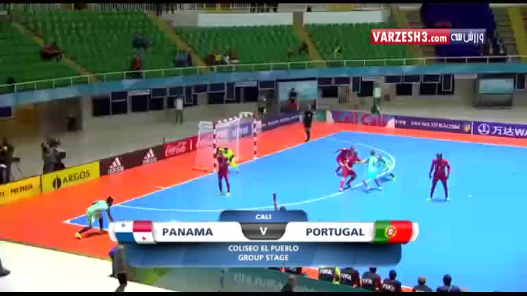 خلاصه فوتسال پاناما 0-9 پرتغال (جام جهانی)