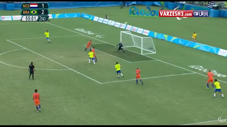 خلاصه بازی هلند 1-3 برزیل (فوتبال 7 نفره)