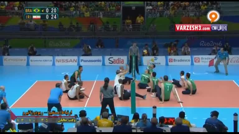 حواشی والیبال نشسته ایران - برزیل
