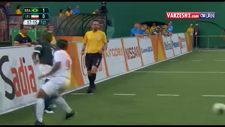 خلاصه بازی برزیل 1-0 ایران (فوتبال 5 نفره)