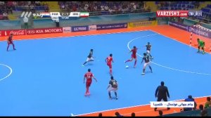 خلاصه فوتسال ایران 4-3 پاراگوئه (جام جهانی)