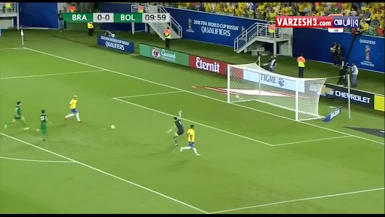 خلاصه بازی برزیل 5-0 بولیوی (درخشش نیمار)