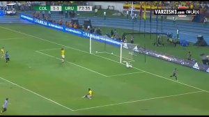 خلاصه بازی کلمبیا 2-2 اروگوئه