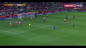 خلاصه بازی بارسلونا 0-1 اسپانیول
