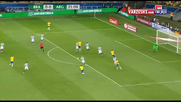 خلاصه بازی برزیل 3-0 آرژانتین