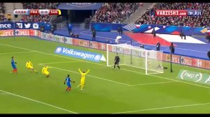 خلاصه بازی فرانسه 2-1 سوئد