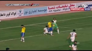 خلاصه بازی اکسین البرز 0-1 راه‌آهن