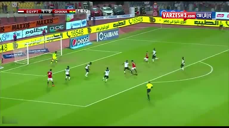 گلهای بازی مصر 2-0 غنا 