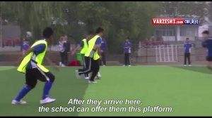 تمرینات عجیب کونگ فو در فوتبال پایه چین