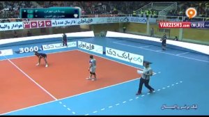 خلاصه والیبال پیکان تهران 3-0 متین ورامین
