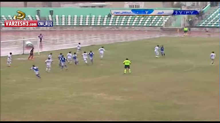 خلاصه بازی خیبر خرم‌آباد 2-0 استقلال اهواز