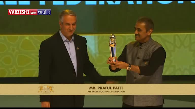 هندوستان برنده جایزه توسعه فوتبال AFC